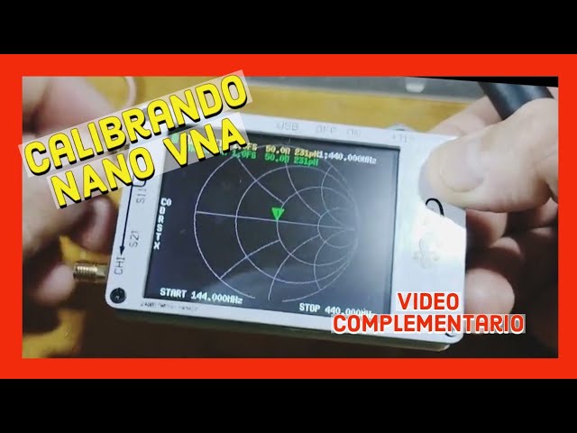 así de fácil es Calibrar un NANO VNA ✅ - midiendo ROE (SWR) en antenas [RADIOAFIONADOS]