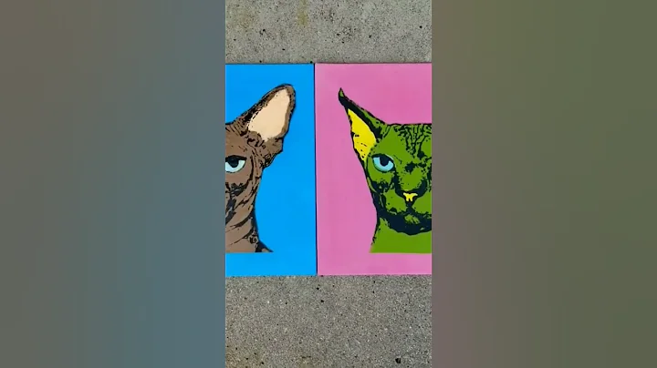 Warhol style screen print #diy #handmade #recycle  #popart  #easy #howto #art