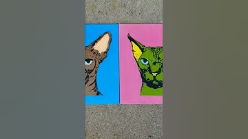 Warhol style screen print #diy #handmade #recycle  #popart  #easy #howto #art