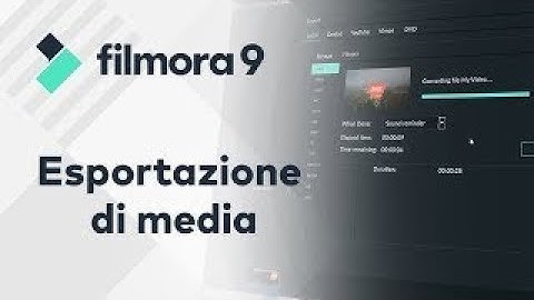Filmora9 Tutorial - 05 Esporta media