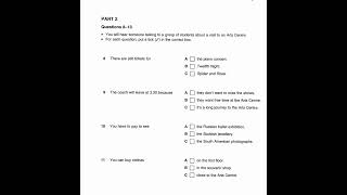 PET 3 Listening Test 4 Part 2