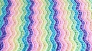 Simple Crochet: Ridged Ripple Blanket / Scarf screenshot 4