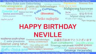 Neville   Languages Idiomas - Happy Birthday