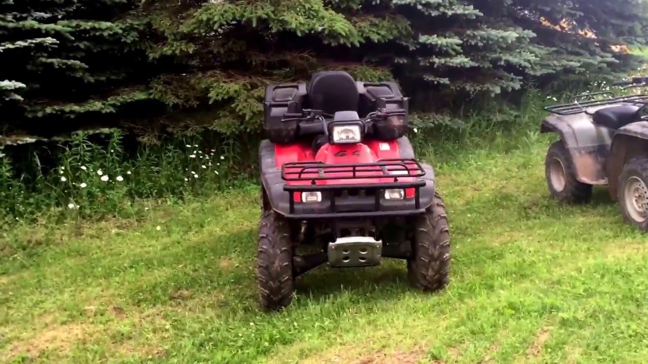 Review On 2000 Honda Rancher 350 2001honda Foreman 450 2006 Yamaha Grizzly 660 Youtube