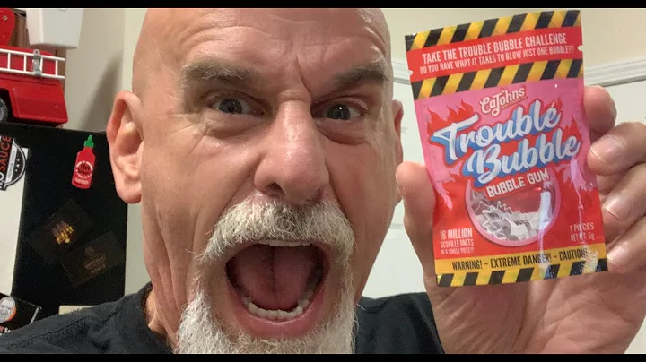 Trouble Bubble Challenge from CaJohns! This gum is 16,000,000 SHU's!! THIS IS STOOPID HOT!!!!!!