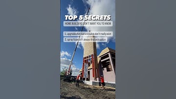 Top 5 Builder Secrets (Tips From A Luxury Builder)!! #shorts