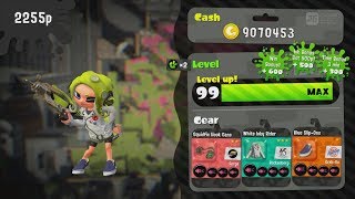 Splatoon 2  Turf War  Reaching Level 99 (Level Reset)