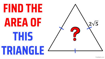 Can You Find the Area of this Equilateral Triangle in LESS THAN 1 Minute? | Fast Explanation