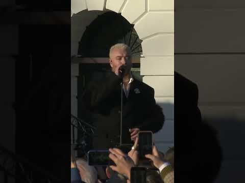 Sam Smith changed the lyrics to “Stay With Me” at the White House Marriage Act Signing 🥹 #live