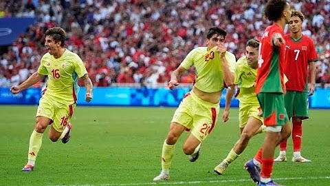 Spain's Thrilling Victory 2-1 Over Morocco semi final Olympics 2024