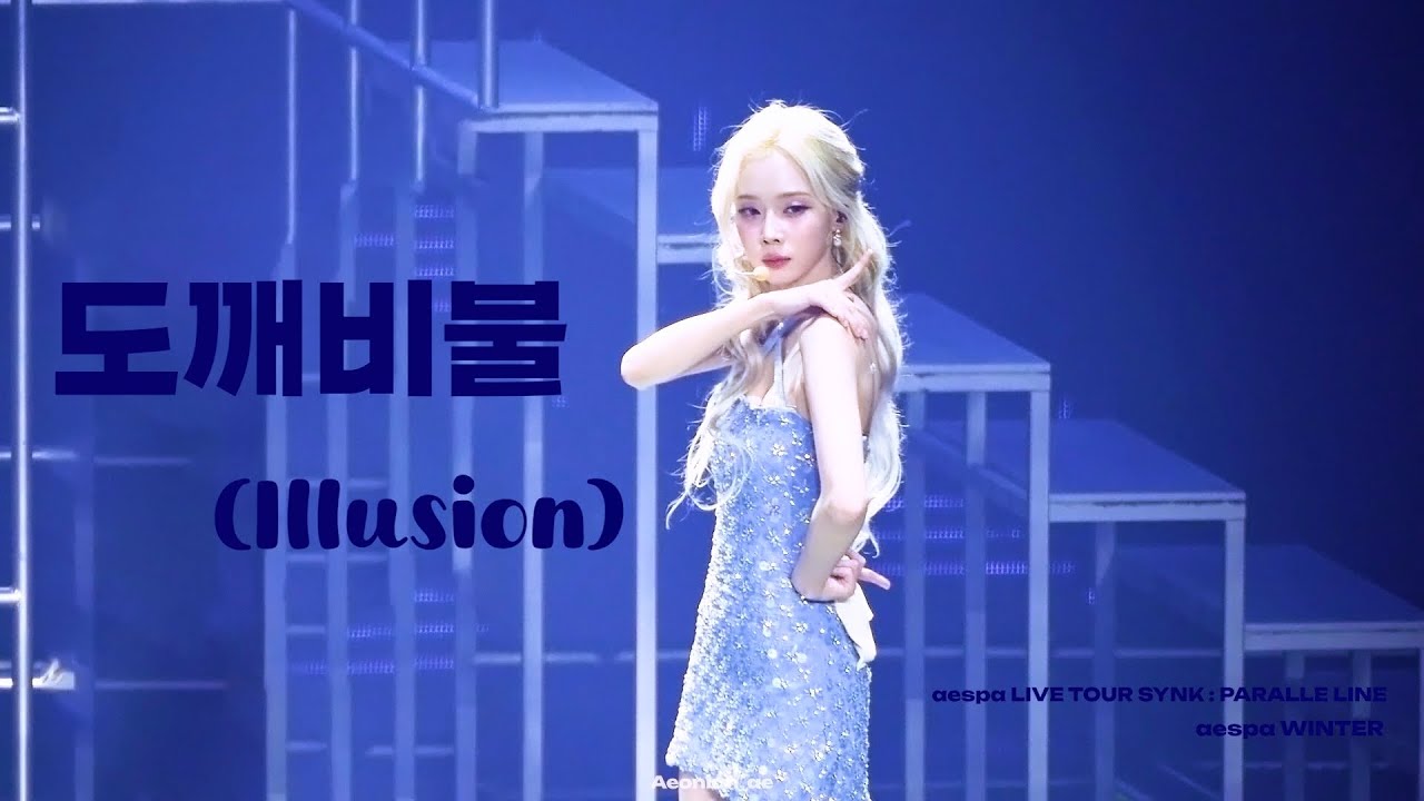 240630 에스파(aespa) 콘서트 SYNK : PARALLE LINE 도깨비불(Illusion) 윈터(WINTER) 직캠 Fancam