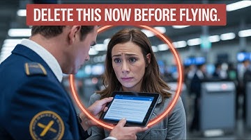 TSA Is Checking Your Phone: 9 Things You MUST Delete Before Flying! (Legal Privacy Tips 2025)