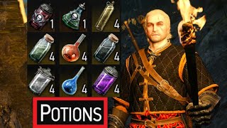 Witcher 3 how to use potions