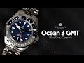 Steinhart ocean 3 gmt bluegrey ceramic   the perfect fusion of style and functionality