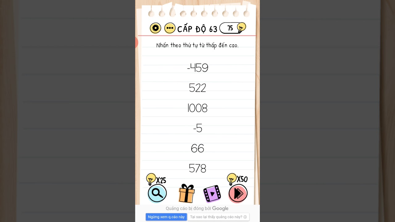 Hướng dẫn Brain Test level 63 - Gameplay walkthrough, solution - YouTube