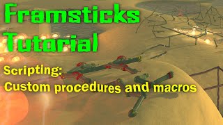Framsticks tutorial #10: Scripting – custom procedures and macros