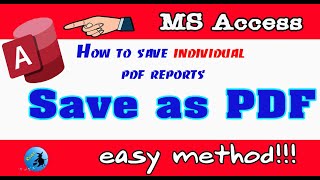 ms  access report save as pdf | save as pdf | export as pdf