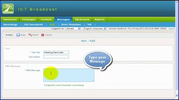 ICTBroadcast, SMS Messaging