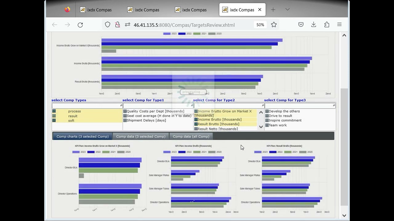 ixdx Comaps - Targets Review user Manual