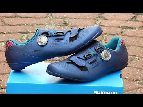 فيديو: مراجعة أحذية ركوب الدراجات على الطرق Shimano RC5