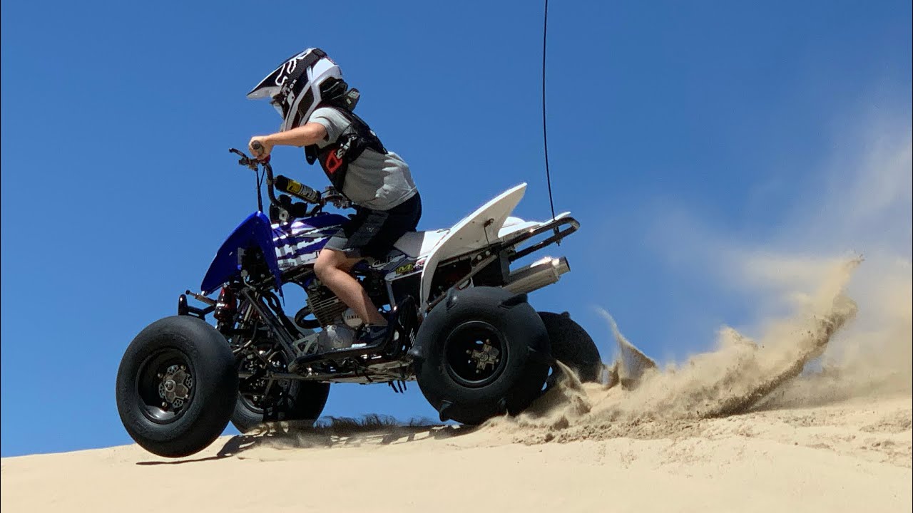 Atv chain adjustment YouTube