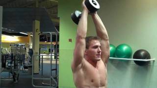 How To: Standing Overhead Dumbbell Tricep Extension