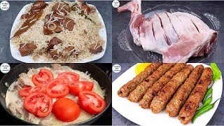 Mutton Recipes, Mutton Raan Steam Roast, Mutton Karahi, Yakhni Pulao, Mutton Seekh Kabab Eid Special