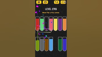Water sort puzzle level 2765