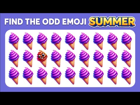 Find the ODD One Out - Summer Edition ☀️🏖🍦 Easy, Medium, Hard | Monkey Quiz