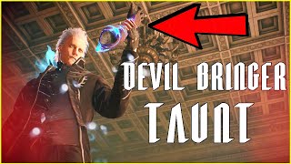 Vergil Devil Bringer Taunt Devil May Cry 5 Special Edition