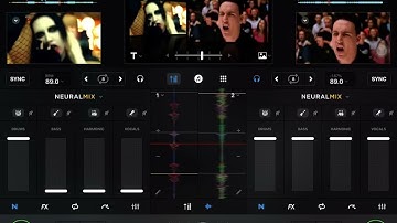 Djay AI Video mixing with Tidal on Reloop Mixon 4