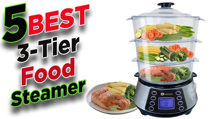 3-Tier Digital Programmable Steamer