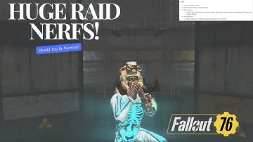 Fallout 76 Raids Just Got WORSE – Huge Reward Nerfs & Loot Changes Explained