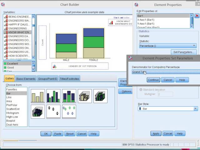 Diverging Stacked Bar Chart Spss