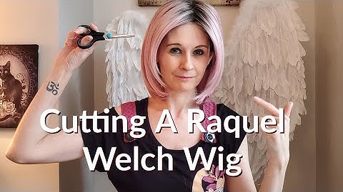 Cutting Up Dare To Be Wig by Raquel Welch 😱 The Ear Tabs Have To Go ✂️