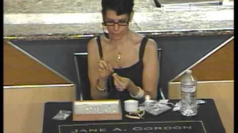 Jane A Gordon- Pearl Stringing Demonstration