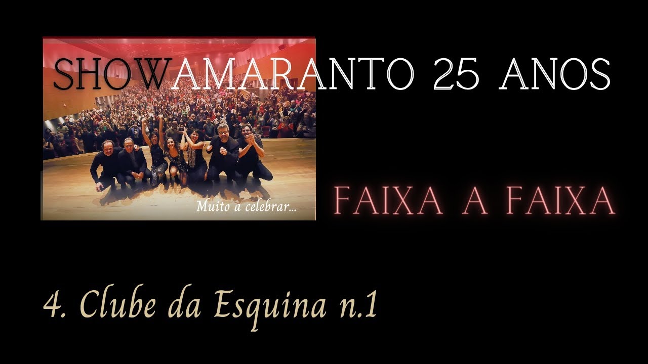 Clube da Esquina Nº 1 - AMARANTO 25 ANOS - AGO23 - trio vocal MPB @benditaconteudo
