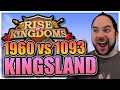 1960 vs 1093 kingsland battles begin kvk stream in rise of kingdoms