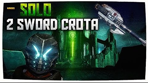 Destiny || solo 2 sword Crota || Blink strike method!