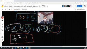 Algebra 1 Adding and Subtracting Polynomials Example 18