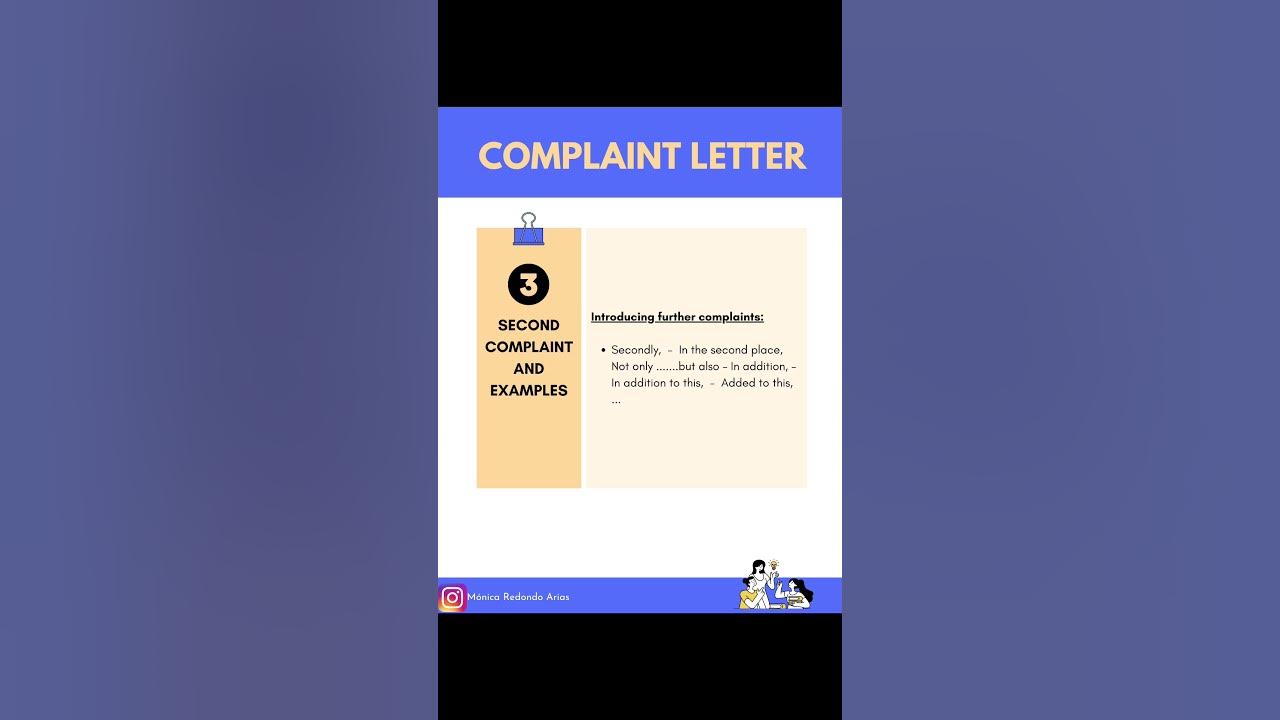 How to write a COMPLAINT LETTER YouTube