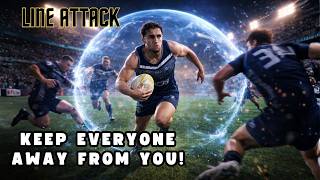 Keeping Defenders Off You When Running From Half Touch Rugbyfootball Breakdown