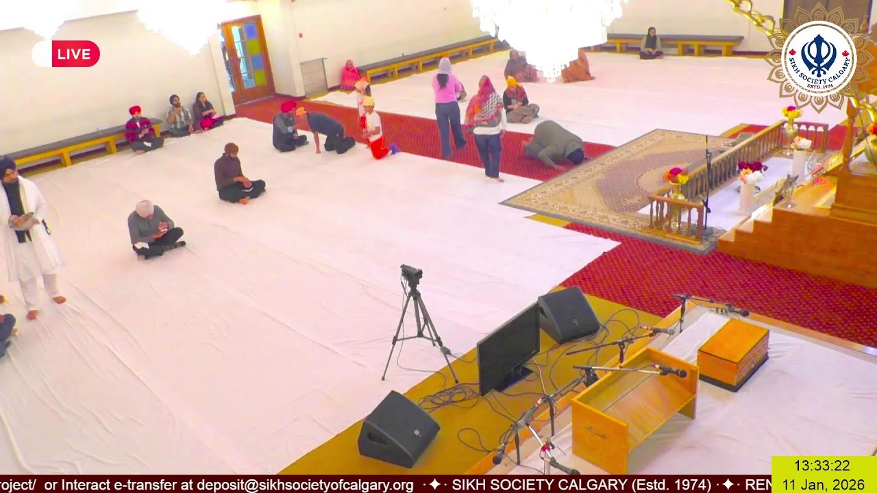 Sikh Society Calgary Live Stream | January 11, 2026