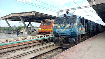 PARALLEL Running Trains : Parallel Runs and Overtakes Over INDIAN RAILWAYS | Compilation