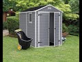 Special Discount on Keter Manor Large 6 x 8 ft. Resin Outdoor Backyard Garden Storage Shed Special Discount on Keter Manor Large 6 x 8 ft. Resin Outdoor Backyard Garden Storage Shed