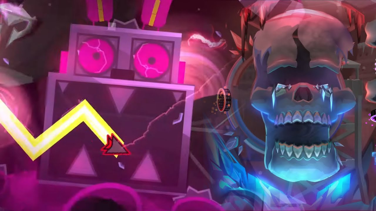[Mashup] KOCMOC + WATERFALL [Geometry Dash] - YouTube
