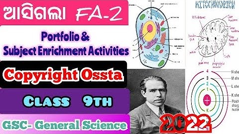 9th class fa2 science portfolio & SEA 2022/copyright ossta/ #9th #fa2 #fa2portfolio