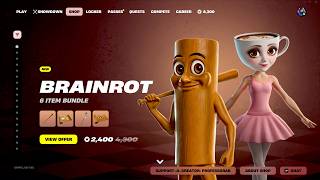 *New* Tung Tung Tung Sahur Is In Fortnite Item Shop Today! 🍑😜 Brainrot set Bundle 😱 screenshot 5
