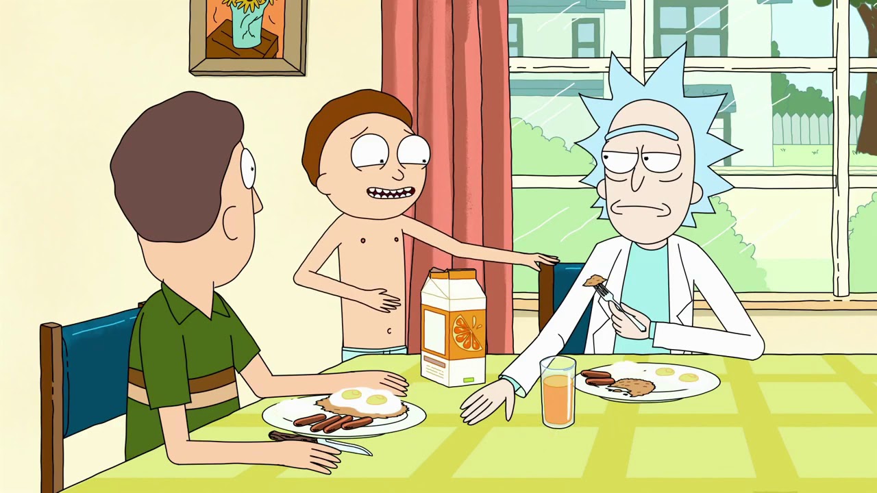 Rick And Morty Mortys Plays With His Sex Robot Youtube