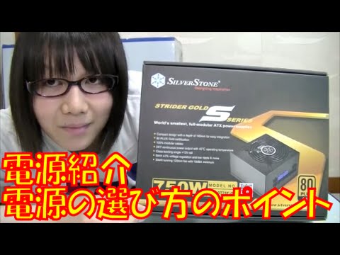 750W PC電源 SilverStone StriderGoldシリーズ